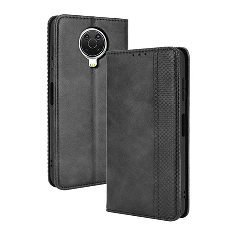 Custodia Portafoglio In Pelle Cover con Supporto BY4 per Nokia 6.3 Nero