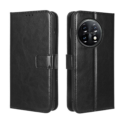 Custodia Portafoglio In Pelle Cover con Supporto BY4 per OnePlus 11R 5G Nero