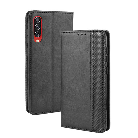 Custodia Portafoglio In Pelle Cover con Supporto BY4 per Samsung Galaxy A70S Nero