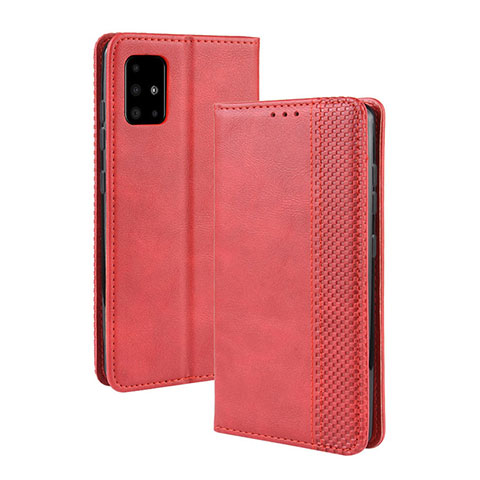 Custodia Portafoglio In Pelle Cover con Supporto BY4 per Samsung Galaxy S20 Rosso