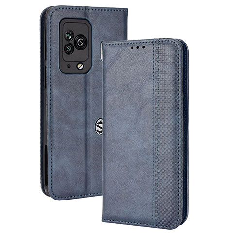 Custodia Portafoglio In Pelle Cover con Supporto BY4 per Xiaomi Black Shark 5 Pro 5G Blu