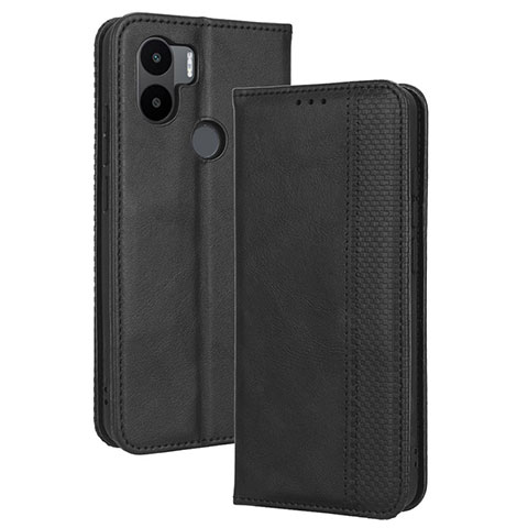 Custodia Portafoglio In Pelle Cover con Supporto BY4 per Xiaomi Redmi A1 Plus Nero