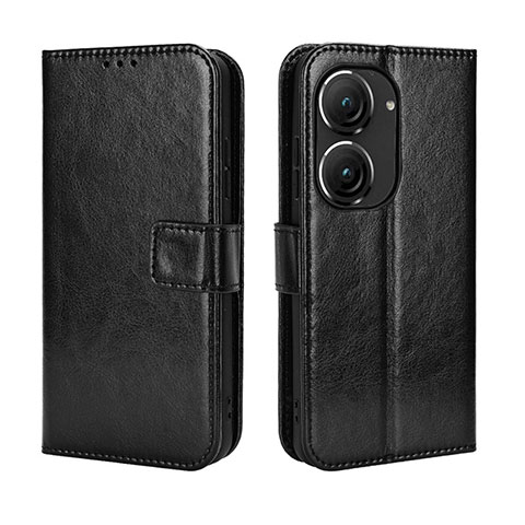 Custodia Portafoglio In Pelle Cover con Supporto BY5 per Asus ZenFone 10 Nero