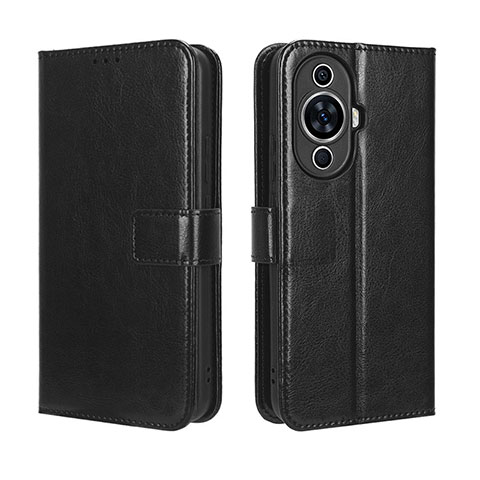 Custodia Portafoglio In Pelle Cover con Supporto BY5 per Huawei Nova 11 Nero