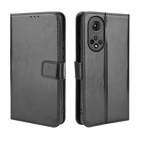 Custodia Portafoglio In Pelle Cover con Supporto BY5 per Huawei Nova 9 Nero