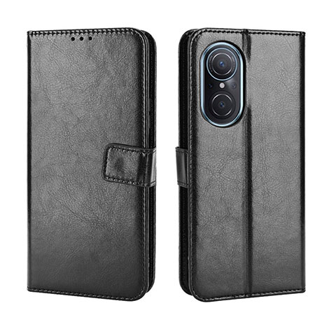 Custodia Portafoglio In Pelle Cover con Supporto BY5 per Huawei Nova 9 SE Nero