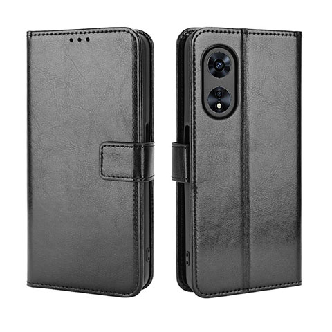 Custodia Portafoglio In Pelle Cover con Supporto BY5 per Oppo A1 Pro 5G Nero