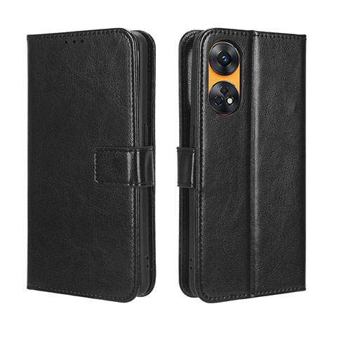 Custodia Portafoglio In Pelle Cover con Supporto BY5 per Oppo Reno8 T 4G Nero