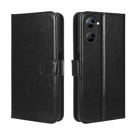 Custodia Portafoglio In Pelle Cover con Supporto BY5 per Realme V20 5G Nero