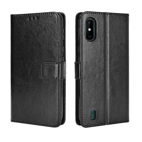 Custodia Portafoglio In Pelle Cover con Supporto BY5 per Wiko Y81 Nero