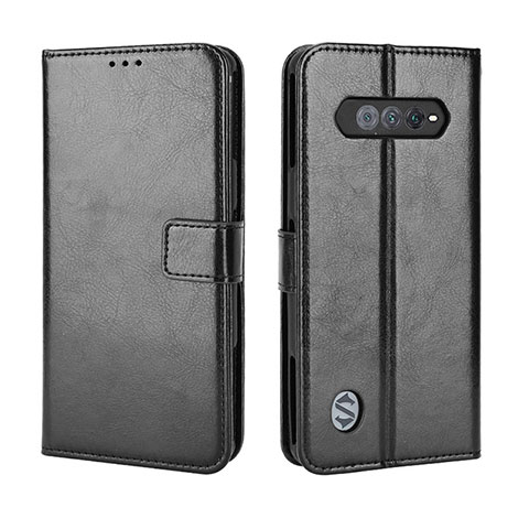 Custodia Portafoglio In Pelle Cover con Supporto BY5 per Xiaomi Black Shark 5 RS 5G Nero