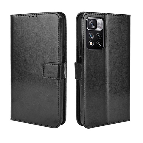 Custodia Portafoglio In Pelle Cover con Supporto BY5 per Xiaomi Mi 11i 5G (2022) Nero