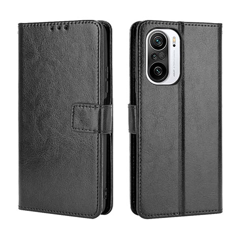 Custodia Portafoglio In Pelle Cover con Supporto BY5 per Xiaomi Mi 11i 5G Nero