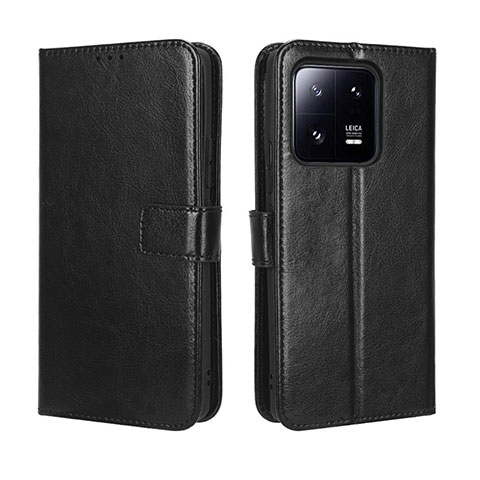 Custodia Portafoglio In Pelle Cover con Supporto BY5 per Xiaomi Mi 13 5G Nero