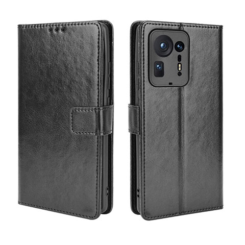 Custodia Portafoglio In Pelle Cover con Supporto BY5 per Xiaomi Mi Mix 4 5G Nero