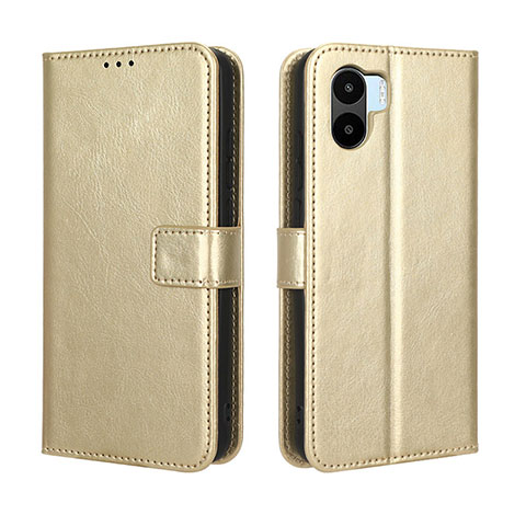 Custodia Portafoglio In Pelle Cover con Supporto BY5 per Xiaomi Poco C50 Oro