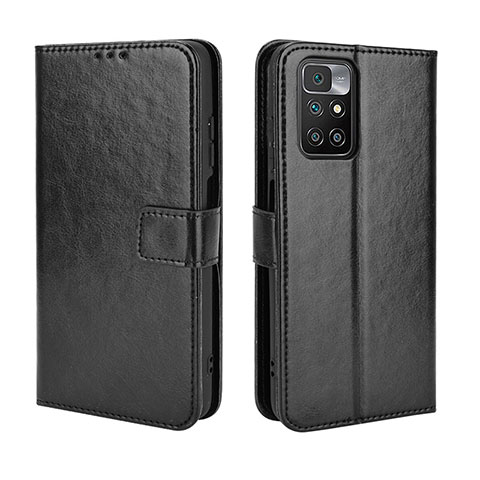 Custodia Portafoglio In Pelle Cover con Supporto BY5 per Xiaomi Redmi 10 (2022) Nero