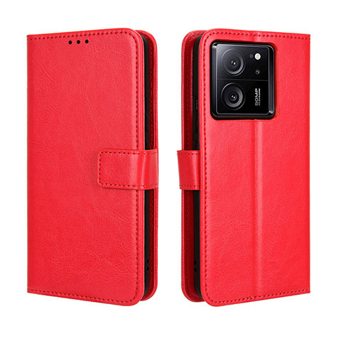 Custodia Portafoglio In Pelle Cover con Supporto BY5 per Xiaomi Redmi K60 Ultra 5G Rosso