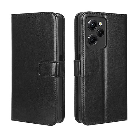 Custodia Portafoglio In Pelle Cover con Supporto BY5 per Xiaomi Redmi Note 12 Pro Speed 5G Nero