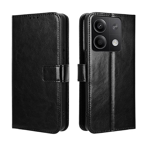 Custodia Portafoglio In Pelle Cover con Supporto BY5 per Xiaomi Redmi Note 13 5G Nero