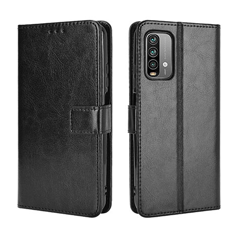 Custodia Portafoglio In Pelle Cover con Supporto BY5 per Xiaomi Redmi Note 9 4G Nero