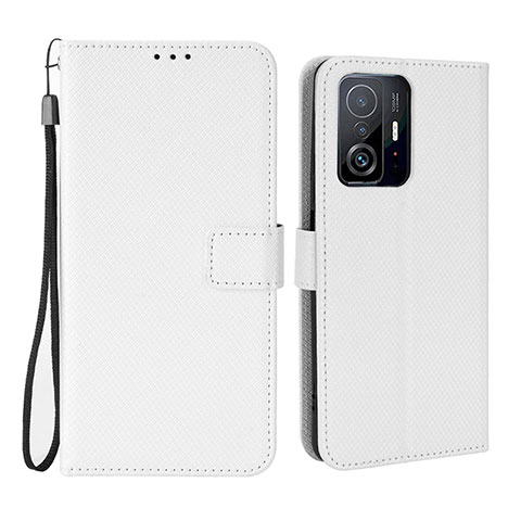 Custodia Portafoglio In Pelle Cover con Supporto BY6 per Xiaomi Mi 11T 5G Bianco