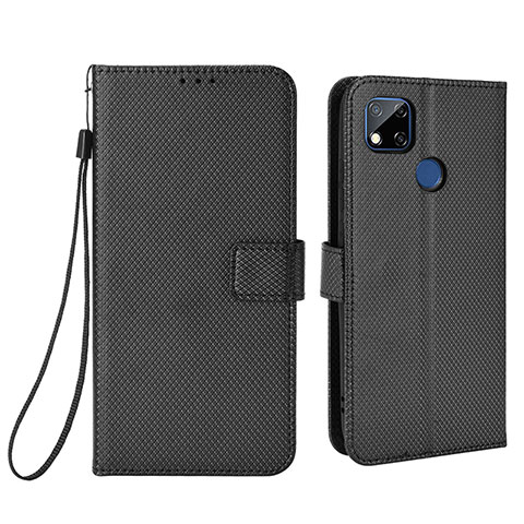 Custodia Portafoglio In Pelle Cover con Supporto BY6 per Xiaomi POCO C3 Nero