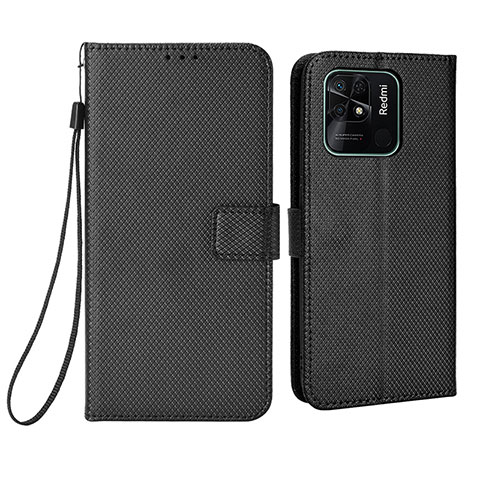 Custodia Portafoglio In Pelle Cover con Supporto BY6 per Xiaomi Redmi 10 Power Nero