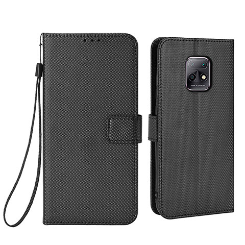 Custodia Portafoglio In Pelle Cover con Supporto BY6 per Xiaomi Redmi 10X 5G Nero