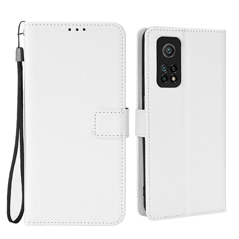 Custodia Portafoglio In Pelle Cover con Supporto BY6 per Xiaomi Redmi K30S 5G Bianco