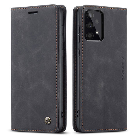 Custodia Portafoglio In Pelle Cover con Supporto C01S per Samsung Galaxy A33 5G Nero