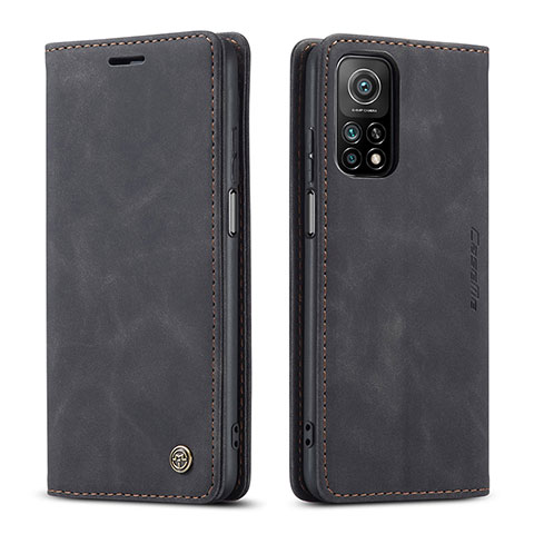 Custodia Portafoglio In Pelle Cover con Supporto C01S per Xiaomi Redmi K30S 5G Nero