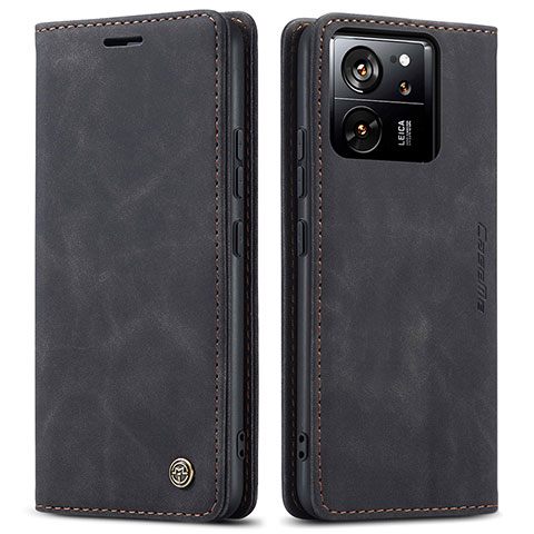 Custodia Portafoglio In Pelle Cover con Supporto C01S per Xiaomi Redmi K60 Ultra 5G Nero