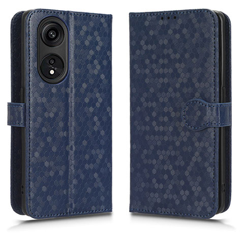 Custodia Portafoglio In Pelle Cover con Supporto C01X per Huawei Honor X5 Plus Blu