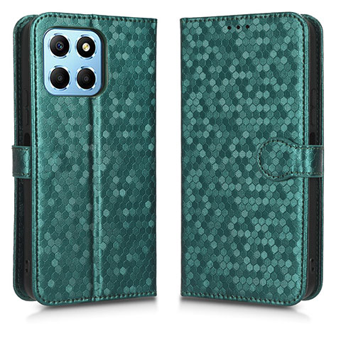 Custodia Portafoglio In Pelle Cover con Supporto C01X per Huawei Honor X6S Verde