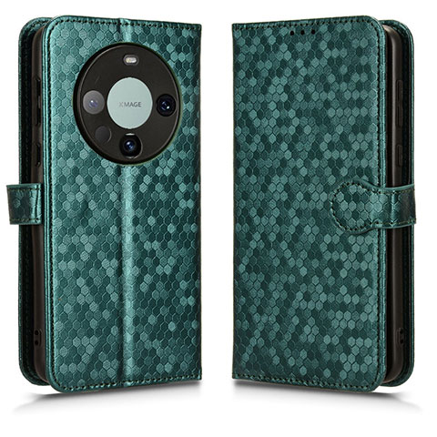 Custodia Portafoglio In Pelle Cover con Supporto C01X per Huawei Mate 60 Pro+ Plus Verde