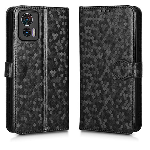 Custodia Portafoglio In Pelle Cover con Supporto C01X per Motorola Moto Edge 30 Neo 5G Nero