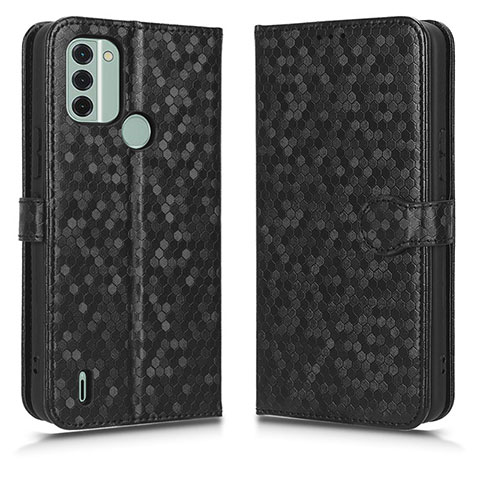 Custodia Portafoglio In Pelle Cover con Supporto C01X per Nokia C31 Nero