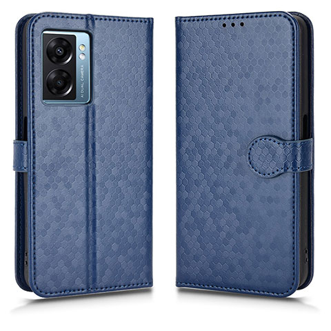 Custodia Portafoglio In Pelle Cover con Supporto C01X per OnePlus Nord N300 5G Blu