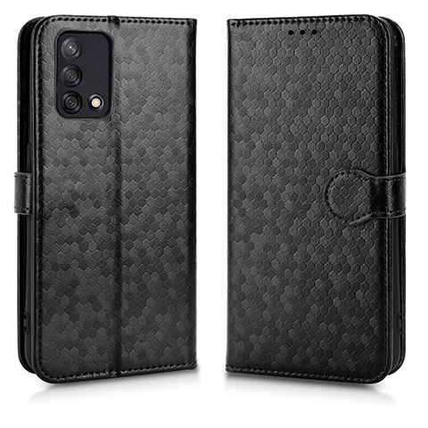 Custodia Portafoglio In Pelle Cover con Supporto C01X per Oppo Reno6 Lite Nero