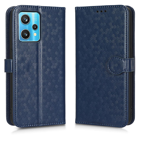 Custodia Portafoglio In Pelle Cover con Supporto C01X per Realme 9 4G Blu