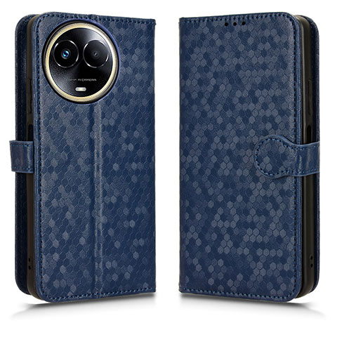 Custodia Portafoglio In Pelle Cover con Supporto C01X per Realme V50s 5G Blu