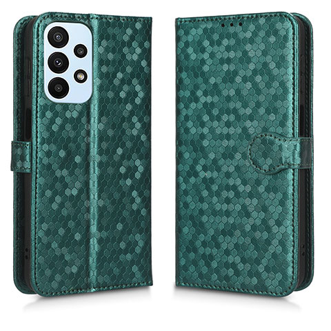 Custodia Portafoglio In Pelle Cover con Supporto C01X per Samsung Galaxy A23 4G Verde