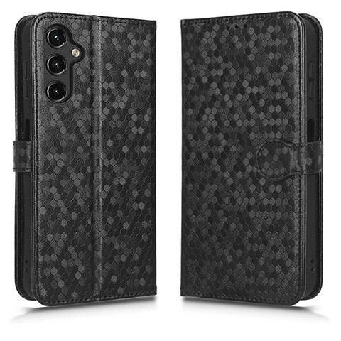 Custodia Portafoglio In Pelle Cover con Supporto C01X per Samsung Galaxy A25 5G Nero