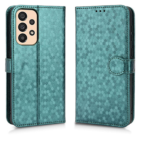 Custodia Portafoglio In Pelle Cover con Supporto C01X per Samsung Galaxy A33 5G Verde