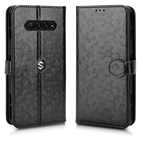 Custodia Portafoglio In Pelle Cover con Supporto C01X per Xiaomi Black Shark 4 Pro 5G Nero