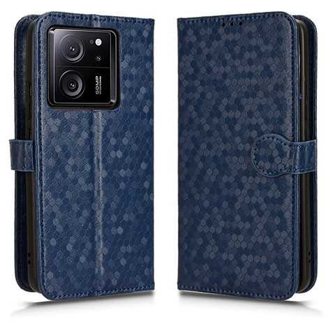 Custodia Portafoglio In Pelle Cover con Supporto C01X per Xiaomi Mi 13T 5G Blu