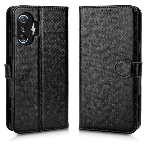 Custodia Portafoglio In Pelle Cover con Supporto C01X per Xiaomi Poco F3 GT 5G Nero