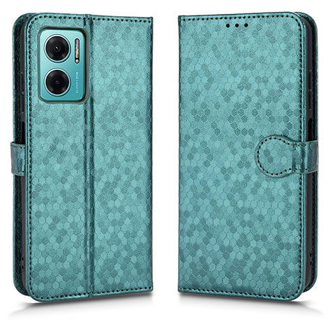 Custodia Portafoglio In Pelle Cover con Supporto C01X per Xiaomi Redmi 11 Prime 5G Verde