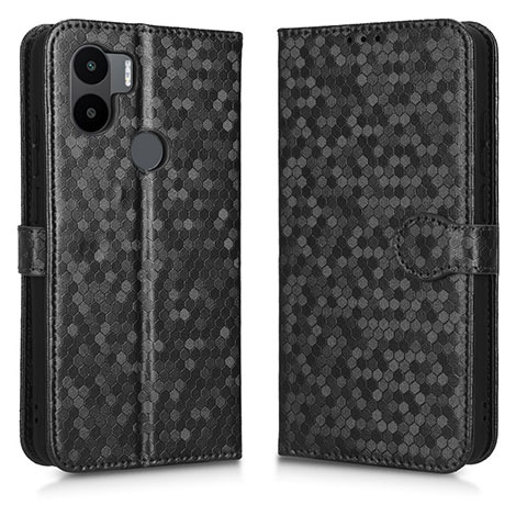 Custodia Portafoglio In Pelle Cover con Supporto C01X per Xiaomi Redmi A1 Plus Nero